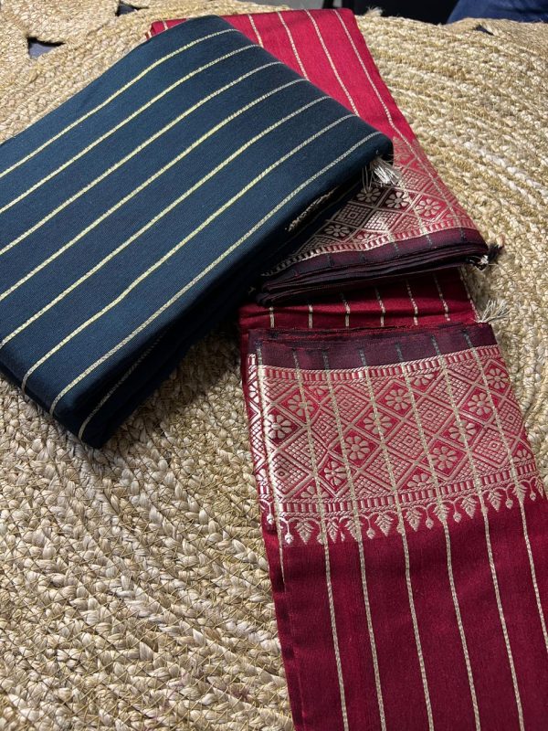 Tangail Half-Silk Saree - Image 2