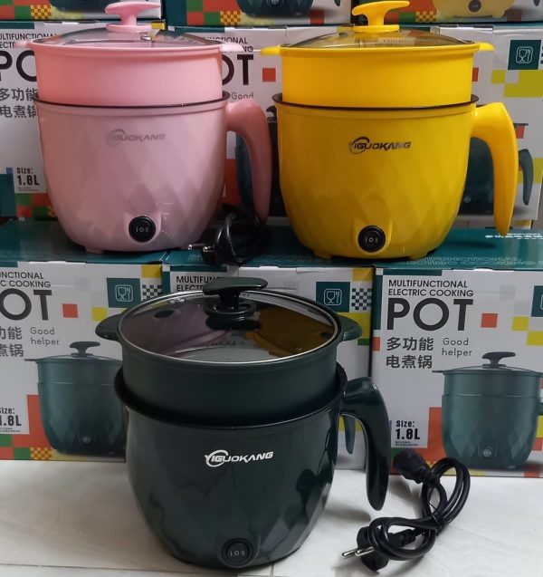 Multi -Mini -Electric Rice Cooker Cooking 1.8 L. Non-Stick Cooker - Image 3