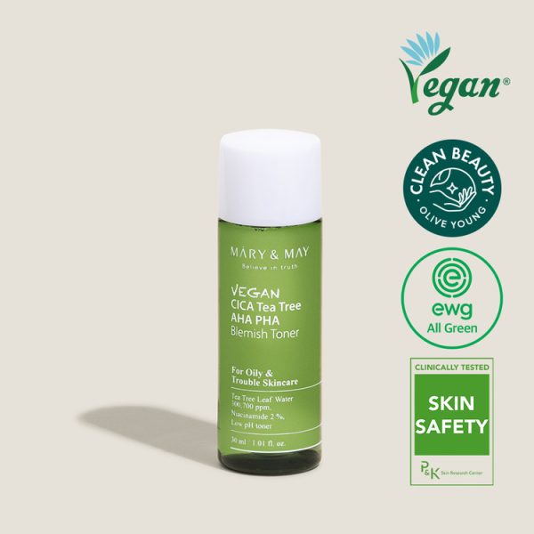 Mary & May Vegan CICA Tea Tree AHA PHA Blemish