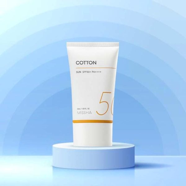 Missha All Around Safe Block Cotton Sun SPF50+ PA++++ - Image 2
