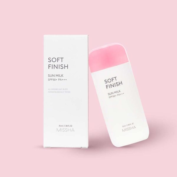 Missha All Around Safe Block Soft Finish Sun Milk SPF50+ Or PA+++(70ml) - Image 3