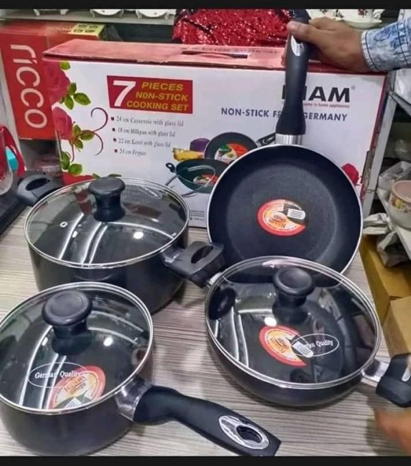 Kiam Non Stick 7 Pcs Cookware Set