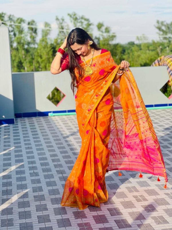 Half silk saree