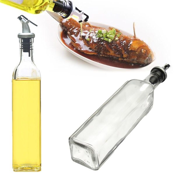 150ml Castor Oil Bottle Soy Sauce Pot Glass Vinegar Dispensers 1 Pcs. oil Jar. Glass Sealed Olive Oil Dispenser