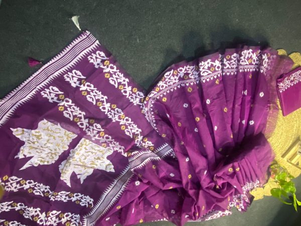 Soft Cotton Fabric skinb Printed Saree