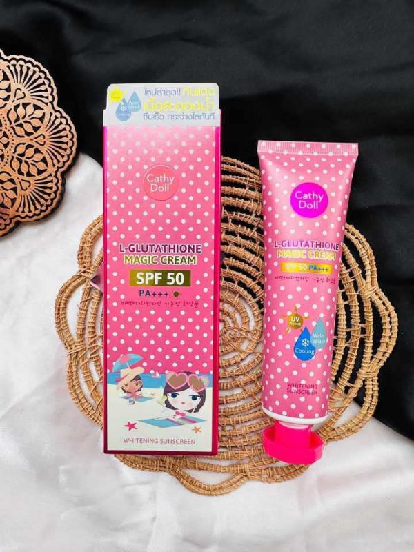 Cathy Doll L-Glutathione Magic Cream SPF 50 Whitening Sunscreen(138ml)