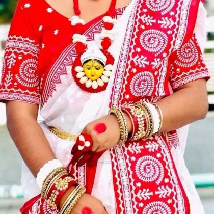 Cotton Fabric Skin Printed Saree