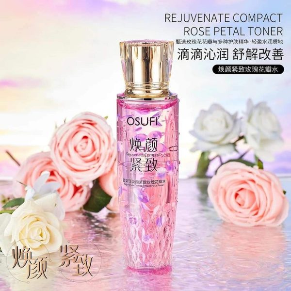 Osufi Rejuvenate Compact Rose Petal Toner(250ml) - Image 2