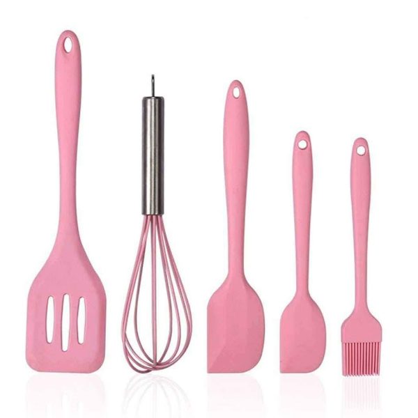 5Piece Complete Silicone Baking & Cooking Kitchen Tools Set - Image 2